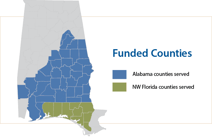 Funded Counties