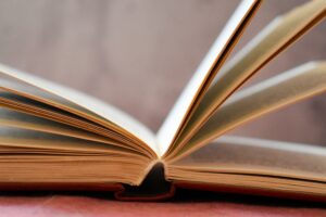 Opened,Book,On,A,Table